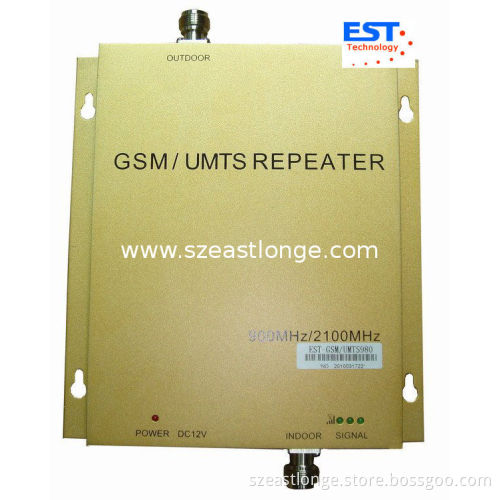 Est-gsm/umts Dual Band Mobile Phone Signal Repeater/amplifier/booster